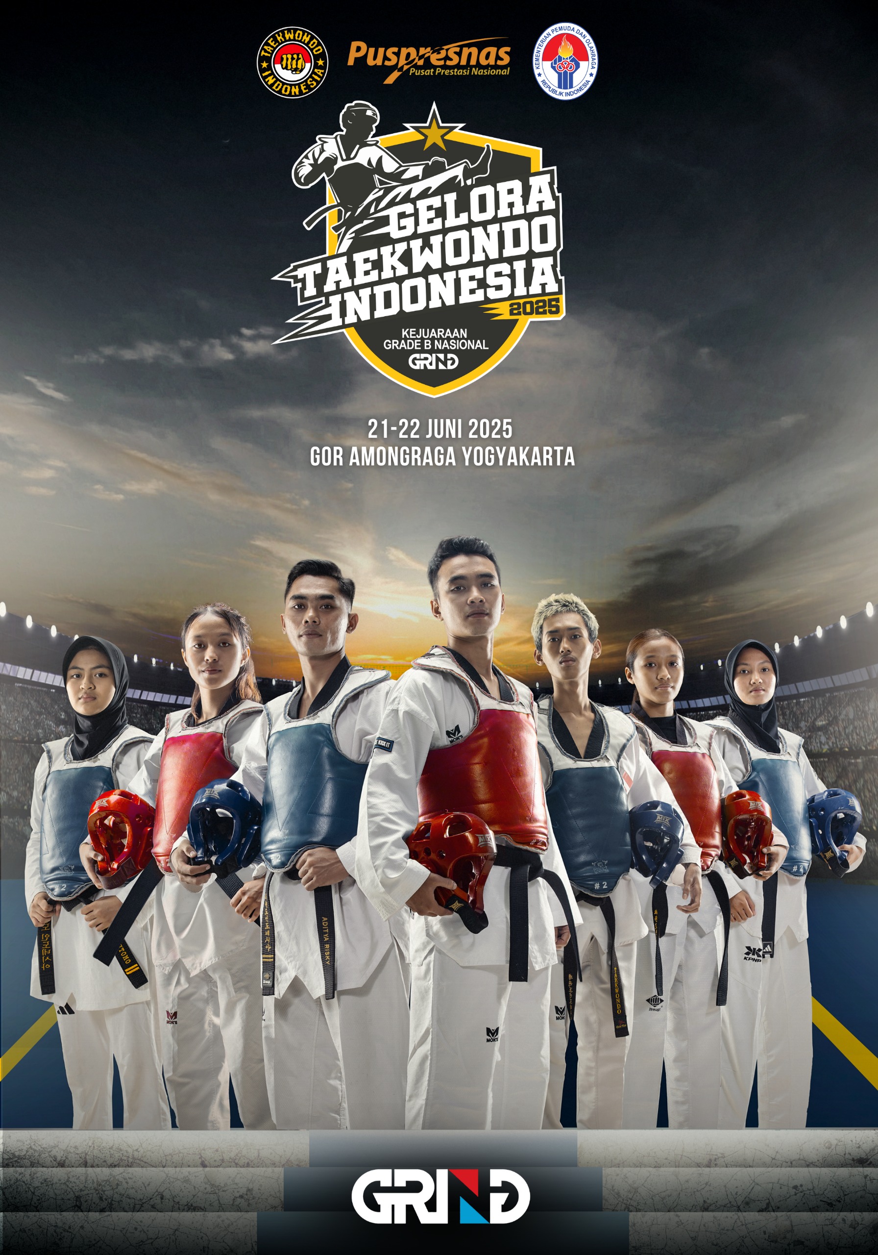 Panggung Juara Taekwondo Indonesia Taekwondo Indonesia Dojang yinyangkebumen